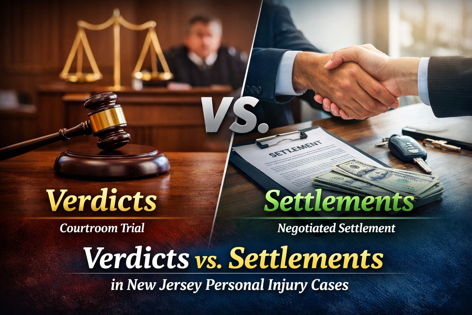 Verdicts vs. Settlements in New Jersey Personal Injury Cases