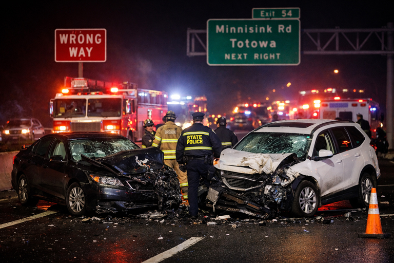 Wrong-Way Crash on I-80 in Totowa Kills 2, Injures Woman and Toddler