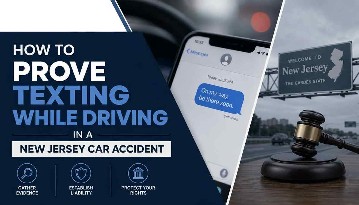 texting while driving accident lawyer New Jersey