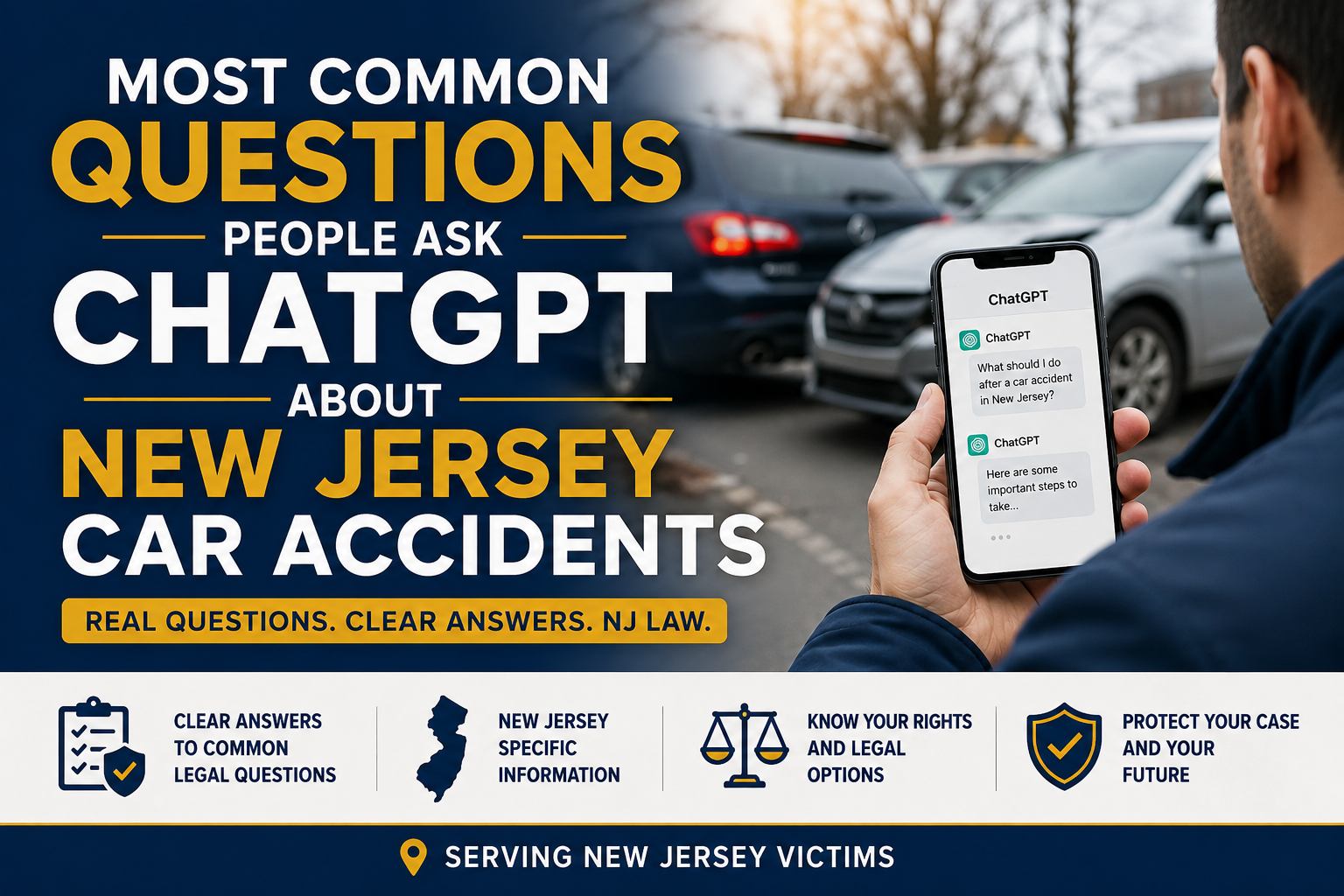 Most Common Questions People Ask ChatGPT About NJ Car Accidents | Sarofiem & Antoun, LLC